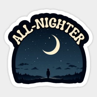 All-nighter, AMERICAN SLANG, night owl Sticker